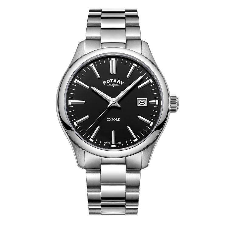 Rotary Mens Oxford Stainless Steel Bracelet Watch