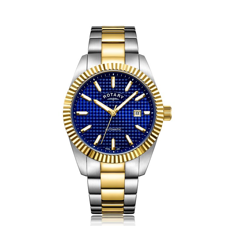 Rotary Mens Two-tone Stainless Steel Bracelet Watch