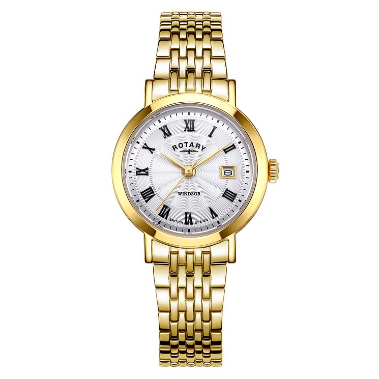 Rotary Windsor Ladies Gold Tone Bracelet Watch