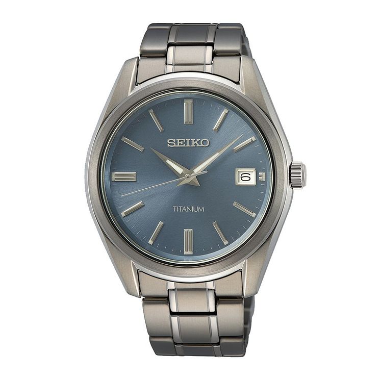 Seiko Core Mens Titanium Bracelet Watch