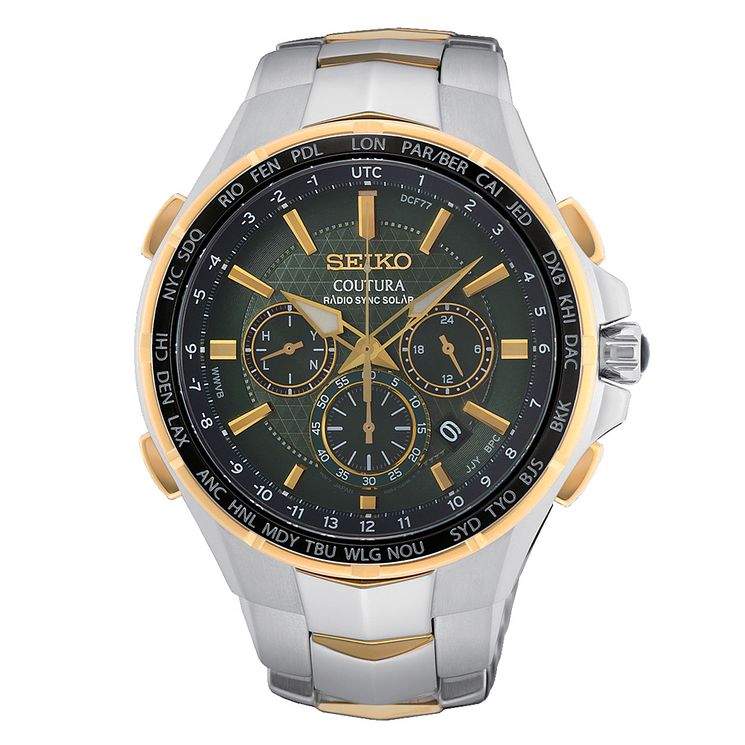 Seiko Coutura Mens Stainless Steel Bracelet Watch