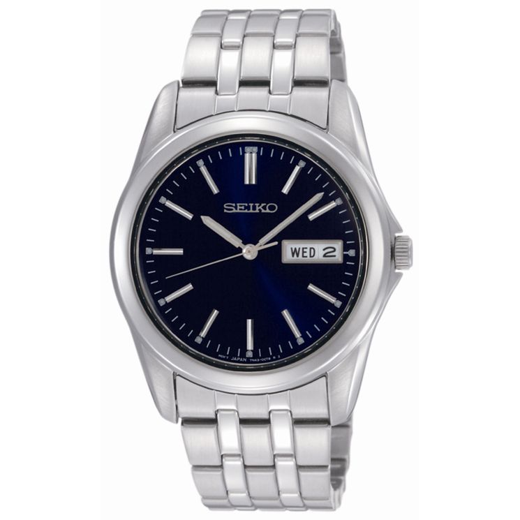 Seiko Mens Stainless Steel Bracelet Watch
