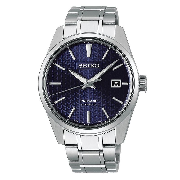 Seiko Presage Sharp Edged Mens Stainless Steel Watch