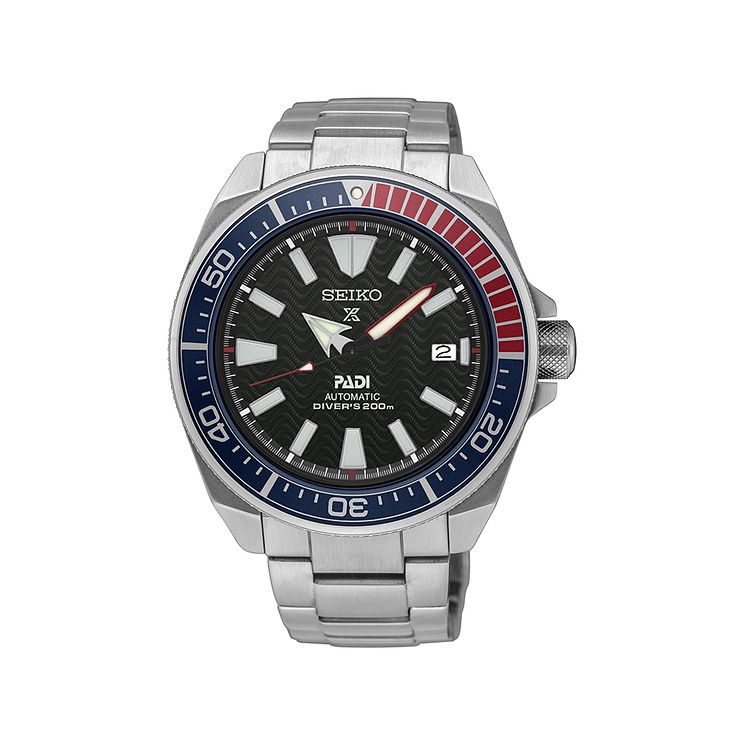 Seiko Prospex Padi Samurai Stainless Steel Bracelet Watch