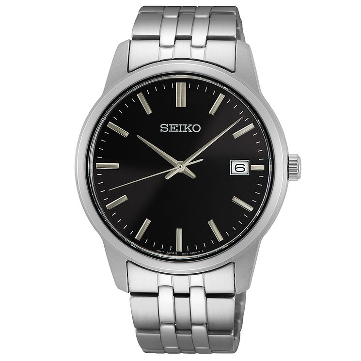 Seiko Quartz Mens Stainless Steel Bracelet Watch