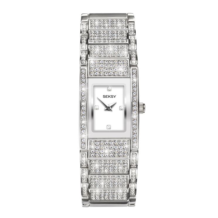 Seksy Ladies Crystal-set Bracelet Watch