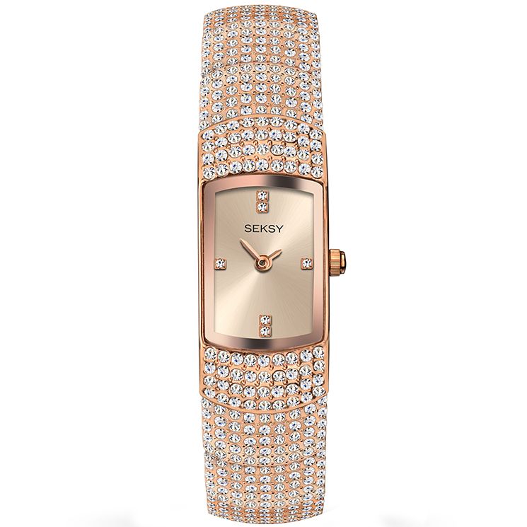 Seksy Ladies Rose Gold-plated Bracelet Watch