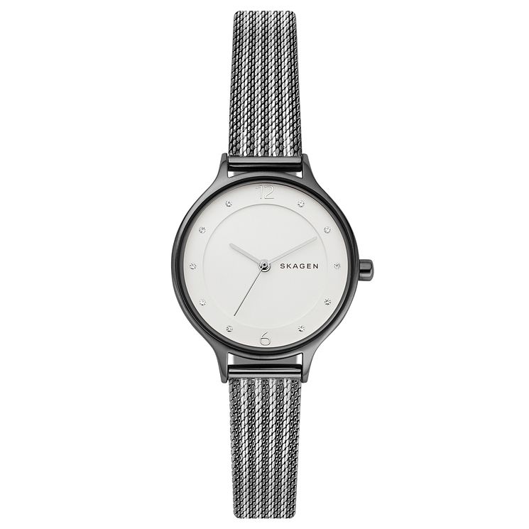 Skagen Anita Ladies Two Tone Mesh Bracelet Watch