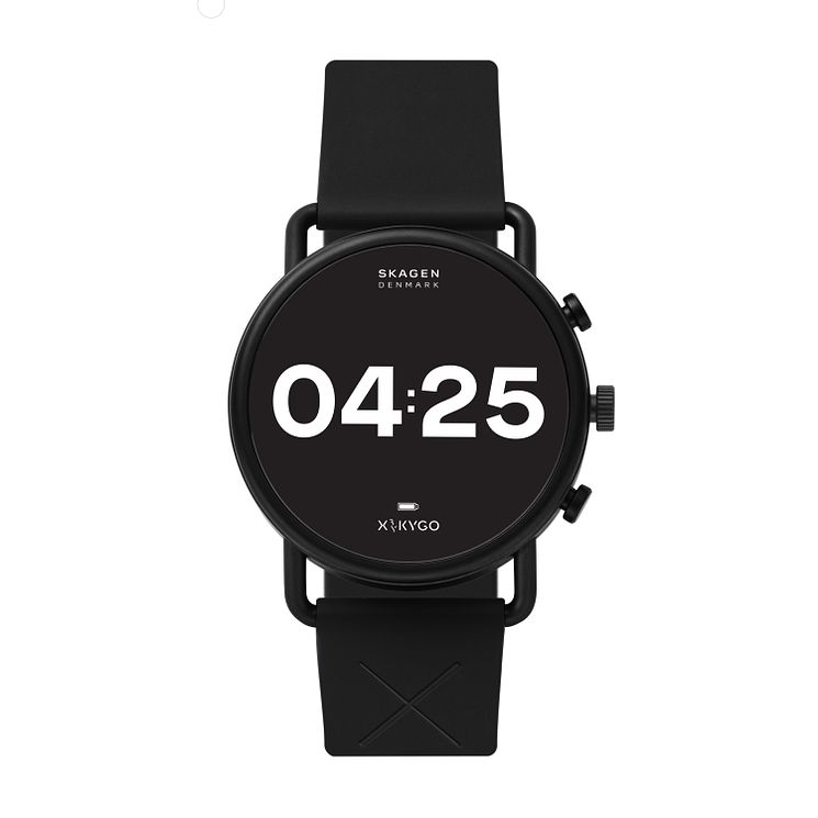 Skagen Falster 3 X By Kygo Black Silicone Strap Smartwatch