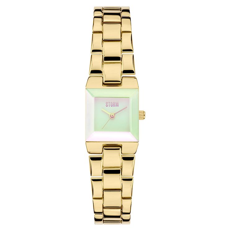 Storm Bia Ladies Gold-plated Stainless Steel Bracelet Watch
