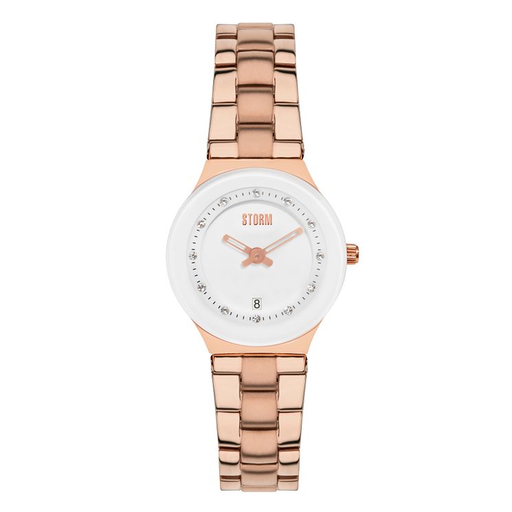 Storm Tesuna Ladies Rose Gold-plated Bracelet Watch