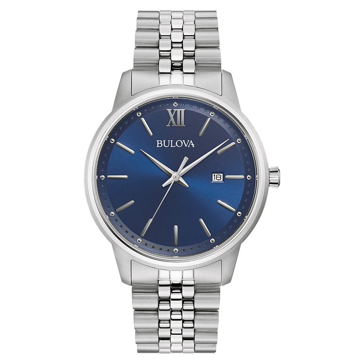 Bulova Classic Mens Stainless Steel Bracelet Watch
