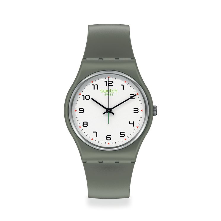 Swatch Isikhathi Unisex Grey Strap Watch
