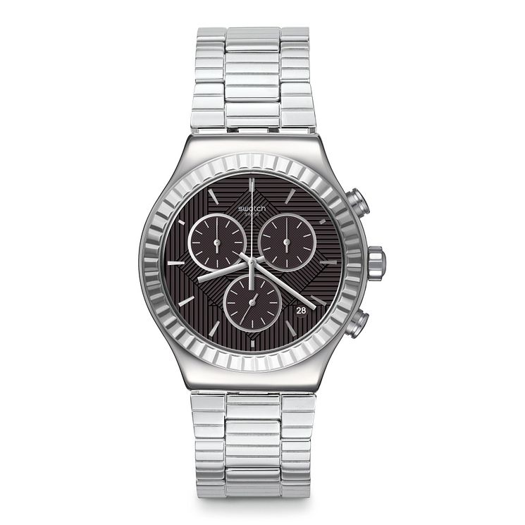 Swatch Joes Smile Unisex Stainless Steel Bracelet Watch