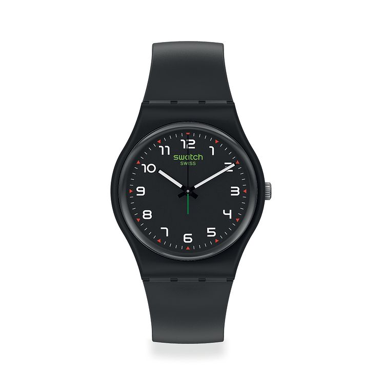 Swatch Masa Unisex Black Strap Watch