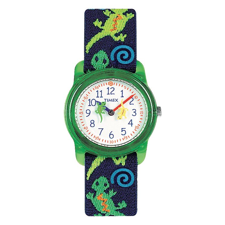 Timex Kids Gecko Fabric Strap Watch