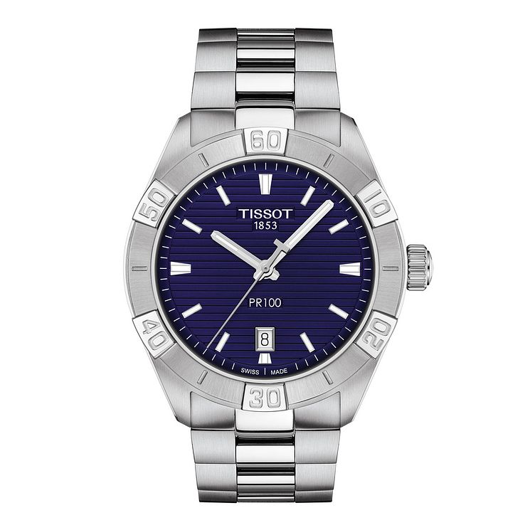 Tissot Pr 100 Sport Mens Stainless Steel Bracelet Watch