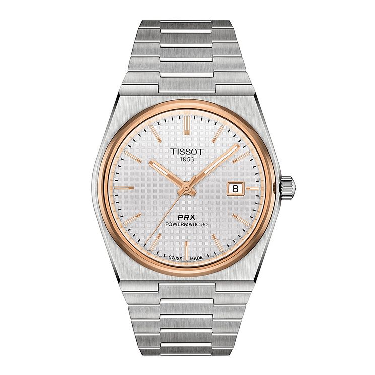 Tissot Prx Powermatic 80 Two Tone Bracelet Watch