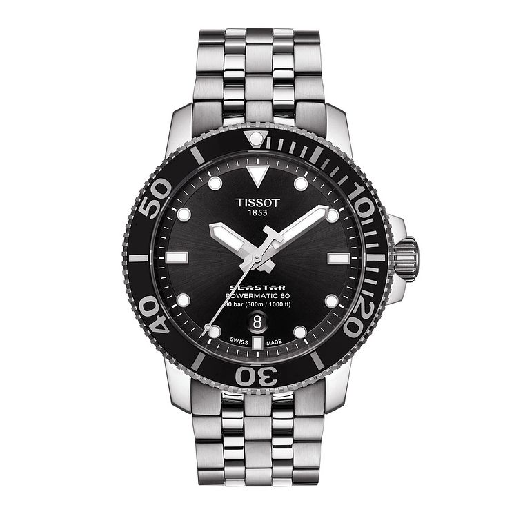 Tissot Seastar 1000 Mens Stainless Steel Bracelet Watch