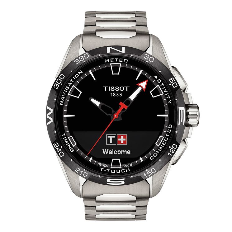 Tissot T-touch Connect Solar Stainless Steel Bracelet Watch