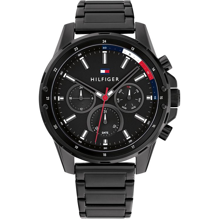 Tommy Hilfiger Black Ip Bracelet Watch