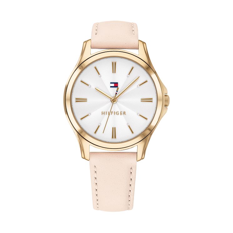 Tommy Hilfiger Ladies Blush Leather Strap Watch