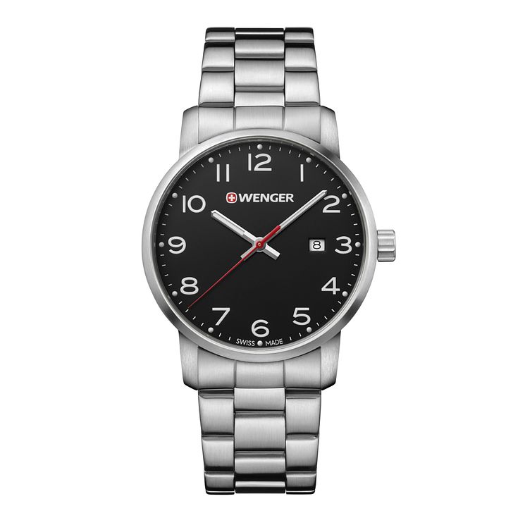 Wenger Avenue Mens Stainless Steel Bracelet Watch