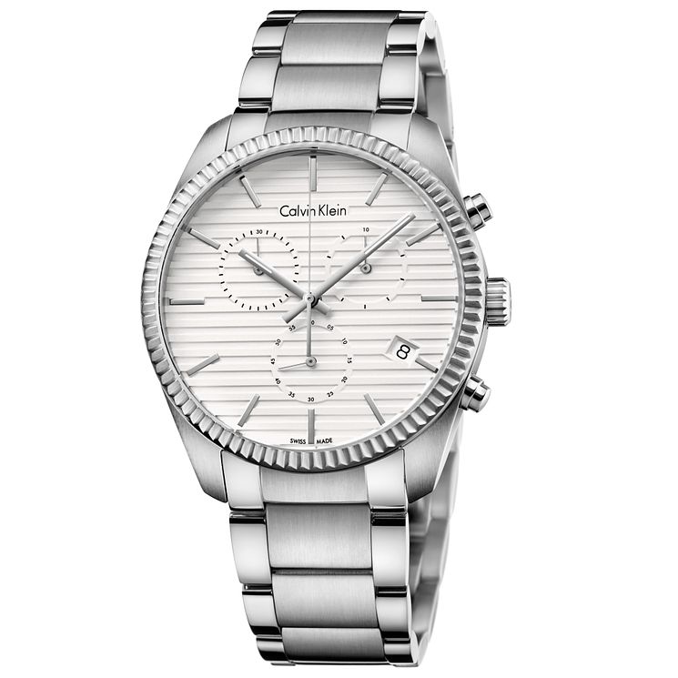 Calvin Klein Alliance Mens Stainless Steel Bracelet Watch