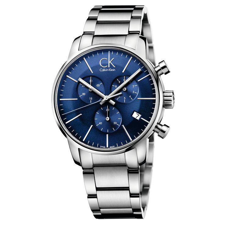 Calvin Klein City Mens Chronograph Steel Bracelet Watch