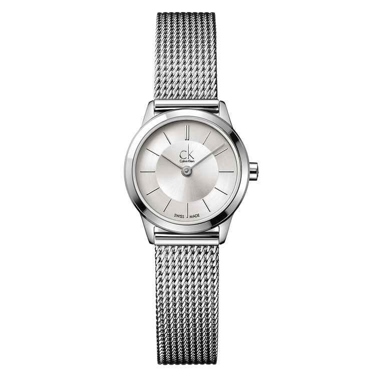 Calvin Klein Minimal Ladies Steel Mesh Bracelet Watch