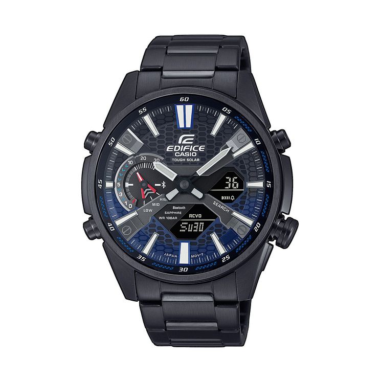 Casio Edifice Black Stainless Steel Bracelet Watch