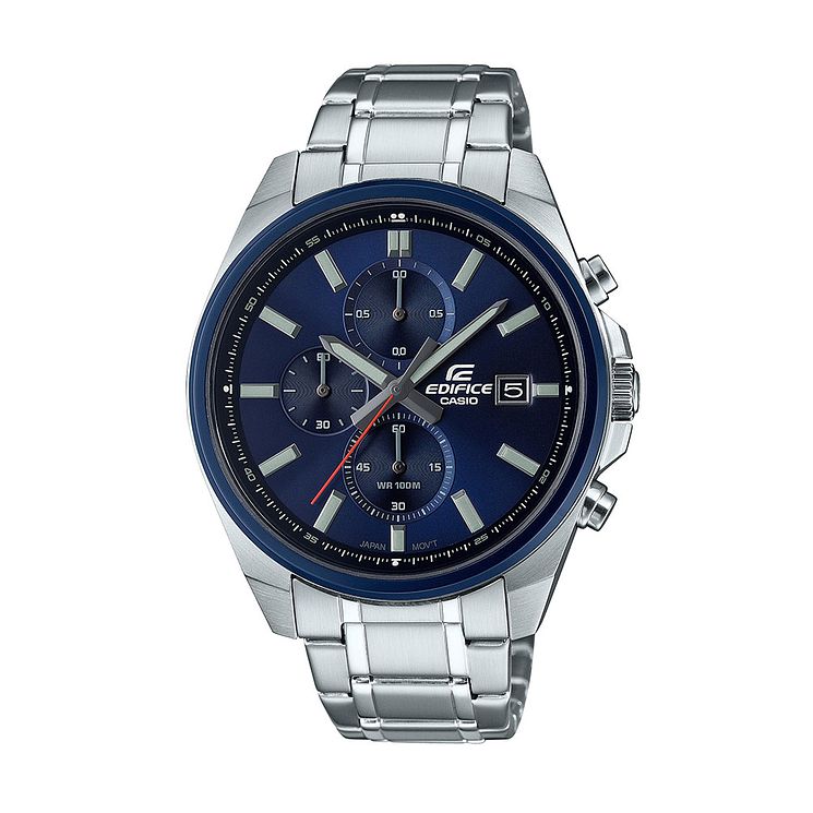 Casio Edifice Chrono Mens Stainless Steel Bracelet Watch
