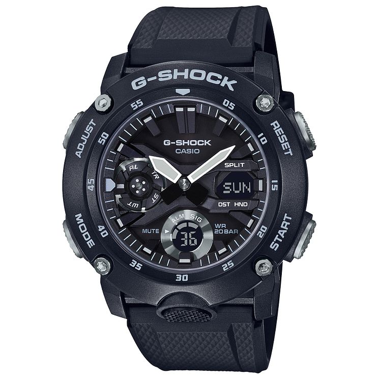 Casio G-shock Carbon Core Guard Black Resin Strap Watch