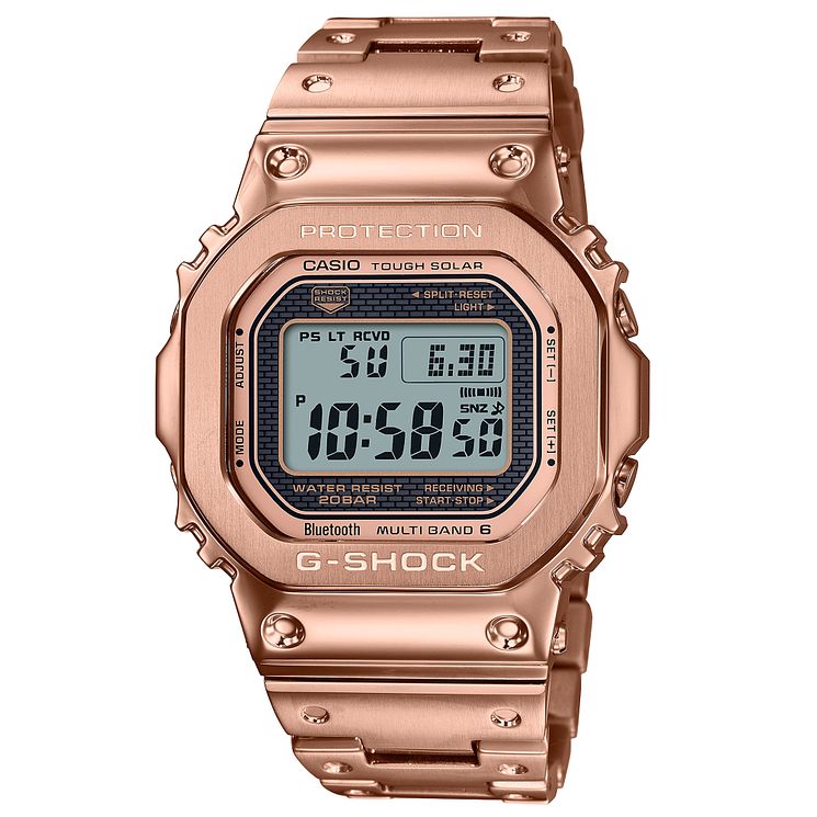 Casio G-shock Full Metal Mens Rose Gold Tone Bracelet Watch