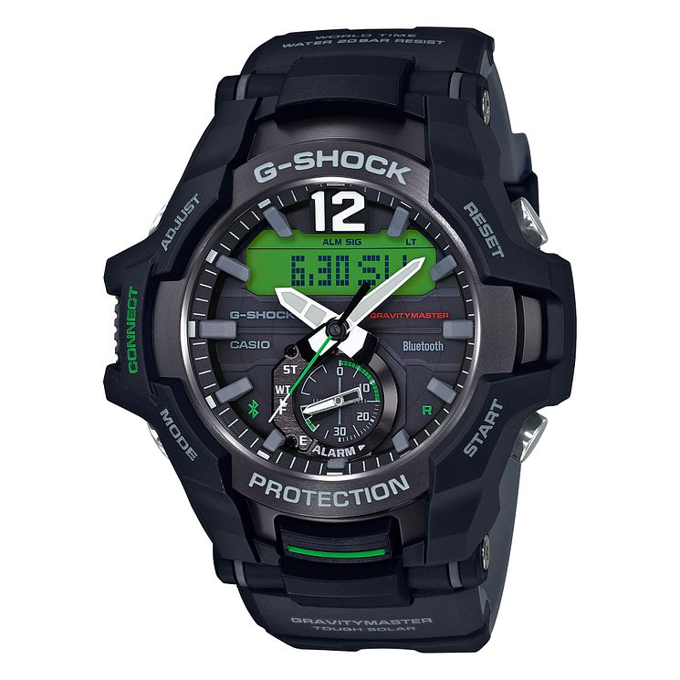 Casio G-shock Gravitymaster Mens Black Resin Bracelet Watch