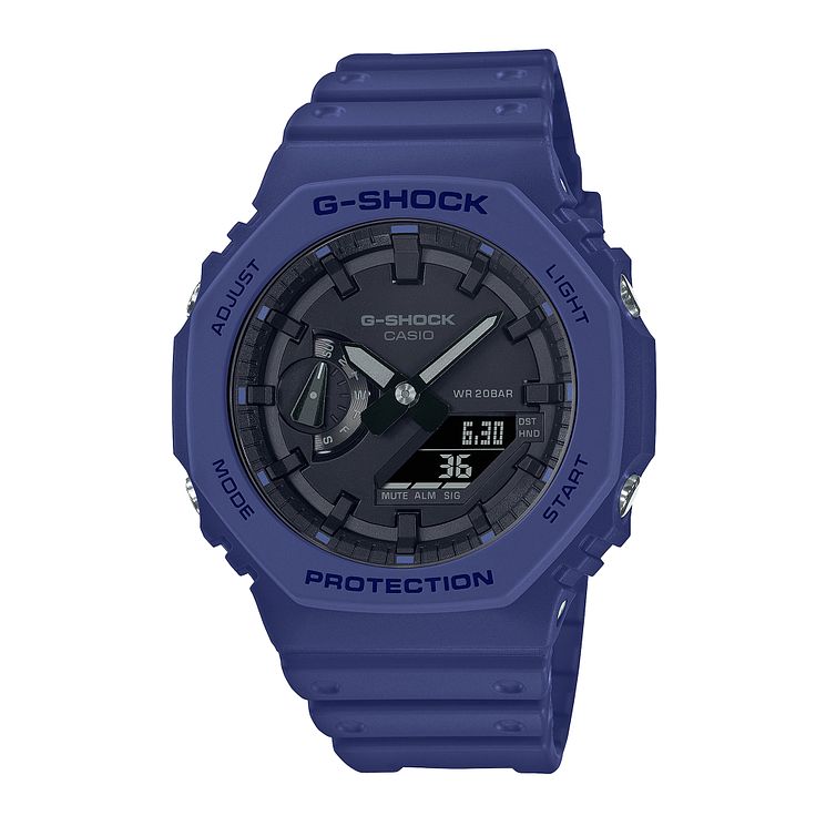 Casio G-shock Ladies Blue Resin Strap Watch