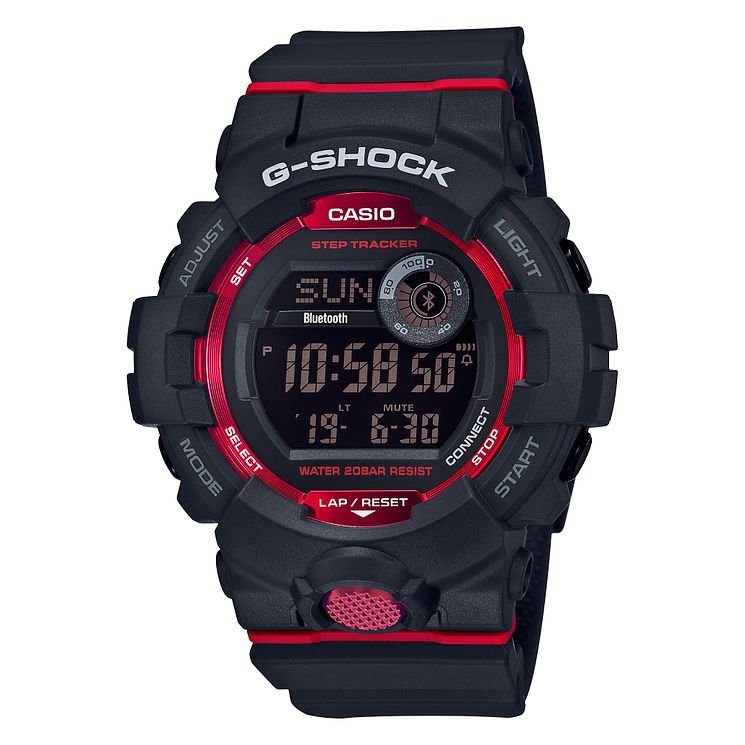 Casio G-shock Mens Steptracker Black Resin Strap Smartwatch