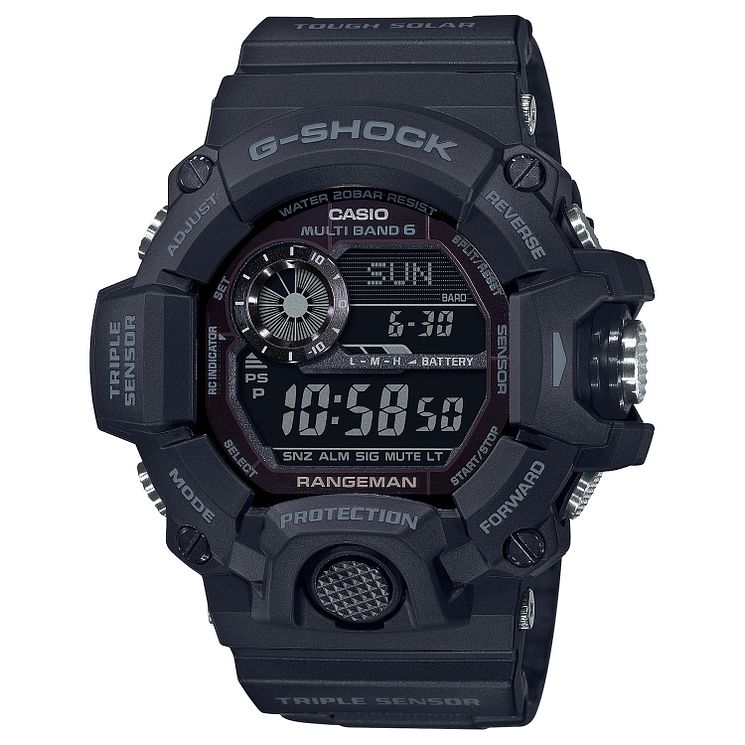 Casio G-shock Rangeman Mens Black Resin Strap Watch