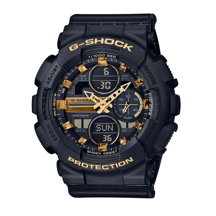 Casio G-shock S Series Ladies Black Resin Strap Watch