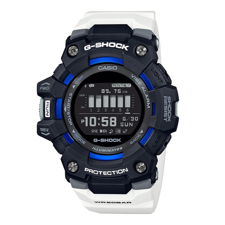 Casio G-shock Sport Mens White Resin Strap Watch