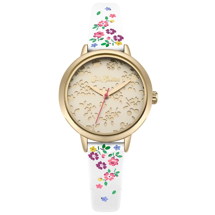 Cath Kidston Ladies Cream Strap Watch