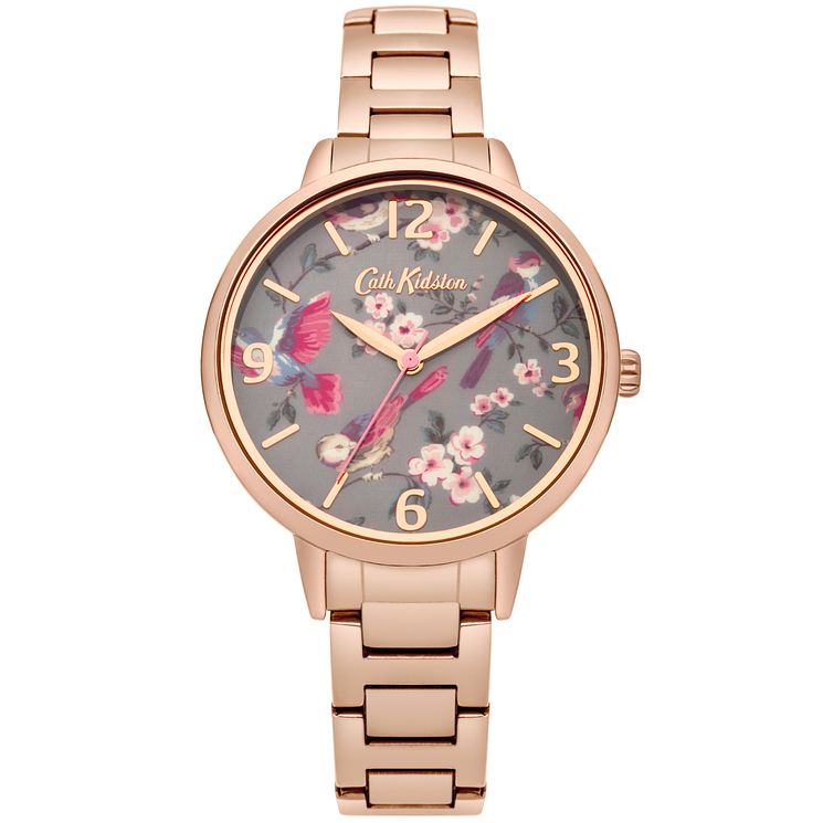 Cath Kidston Ladies Rose Gold Plated Bracelet Watch