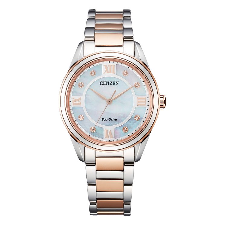 Citizen Arezo Ladies Two Tone Bracelet Watch