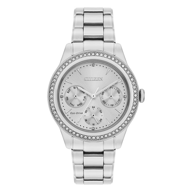Citizen Crystal Ladies Stainless Steel Bracelet Watch