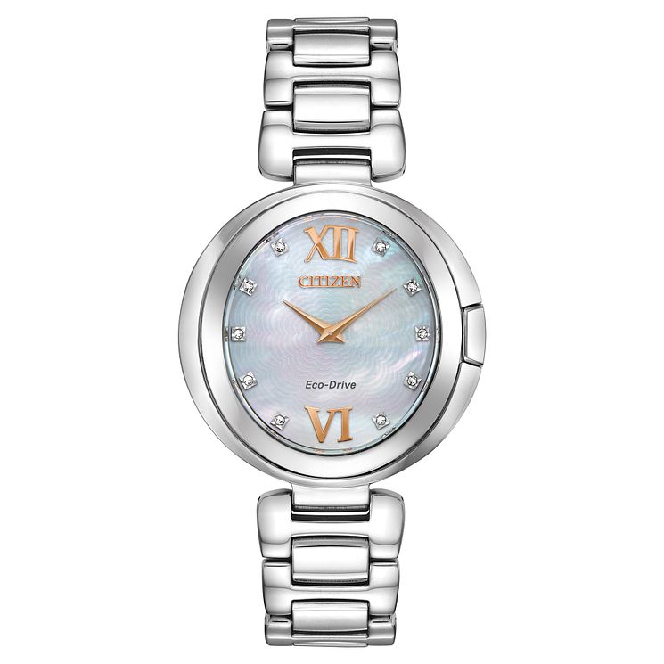 Citizen Eco-drive Capella Diamond Ladies Bracelet Watch