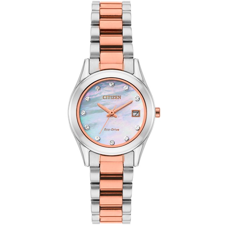 Citizen Eco-drive Ladies Two-tone Bracelet Watch