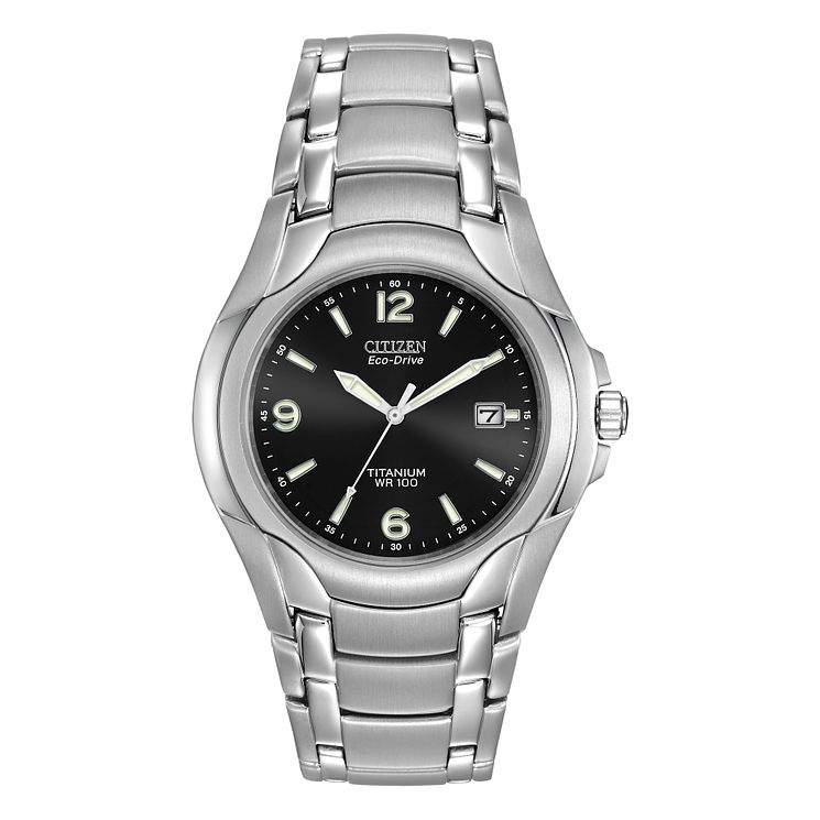 Citizen Eco-drive Mens Titanium Bracelet Watch