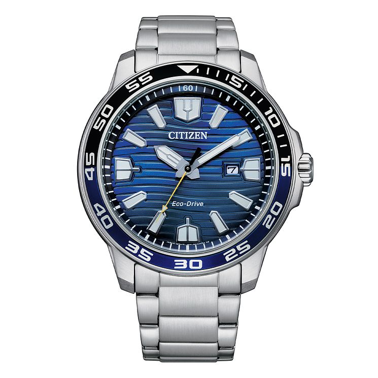 Citizen Marine Sport Mens Stainless Steel Bracelet Watch