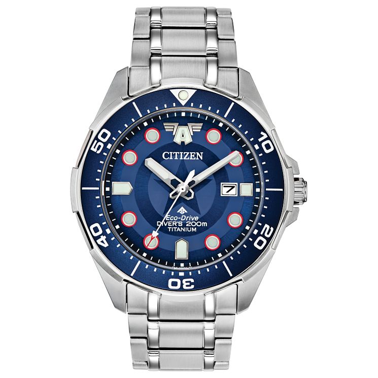 Citizen Marvel Captain America Titanium Bracelet Watch