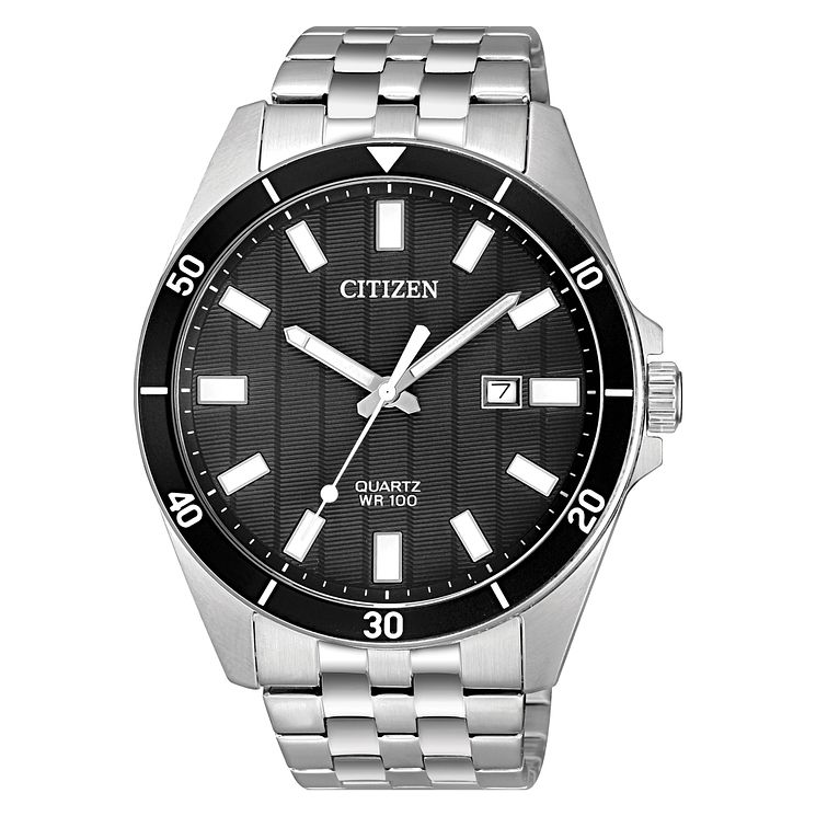 Citizen Mens Quartz Stainless Steel Bracelet Sports Watch